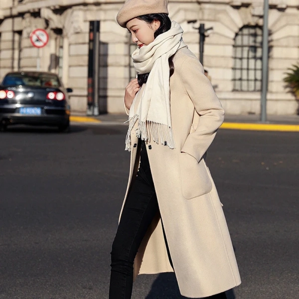 High-end 100% Wool Coat Handmade Quality Goods Ne Pattern  New Design Peru Hot Sale Jacket Commuting Frenulum - Image 2
