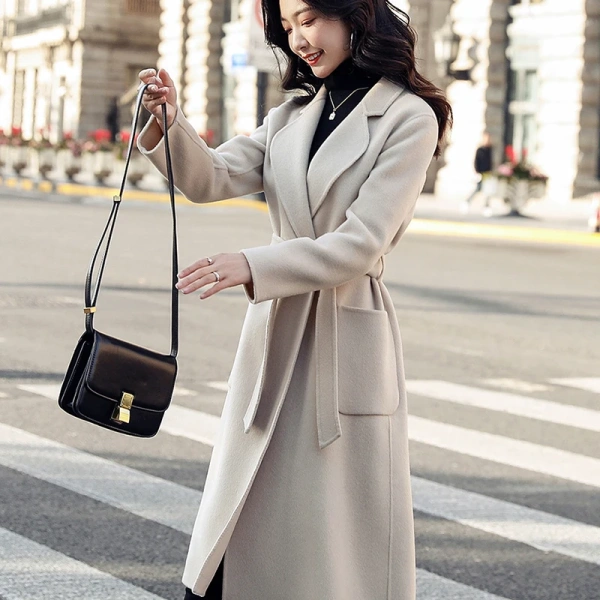 High-end 100% Wool Coat Handmade Quality Goods Ne Pattern  New Design Peru Hot Sale Jacket Commuting Frenulum