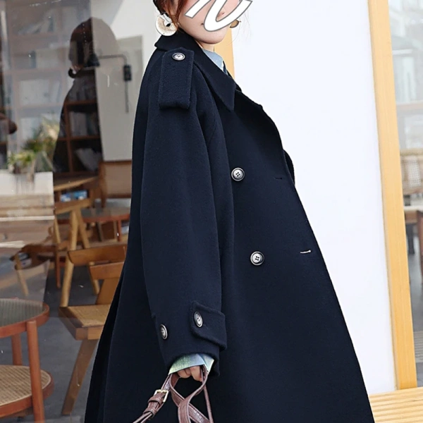 Winter Wool Coat New Pattern Design Peru Hot Sale Jacket Commuting Double-breasted Handmade