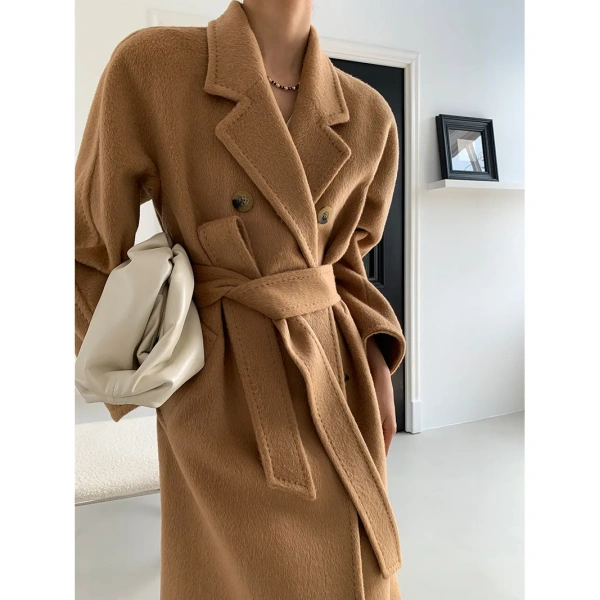 Suli Alpaca Fleece Coat Women's Autumn and Winter 22 New - Image 3