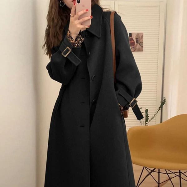 Haute Couture Winter Wool Coat New Pattern Design Peru Hot Sale Jacket Commuting Single Breasted Handmade - Image 6