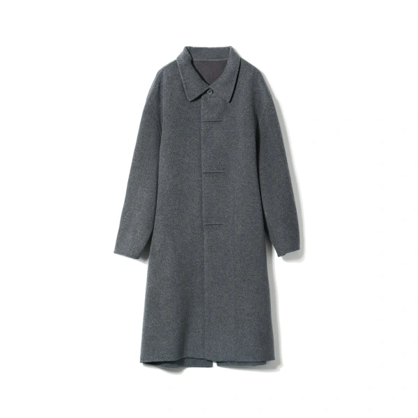 Autumn Winter Single Breasted Woolen Coats Luxury 100% Real Sheep Wool Long Coat for Women