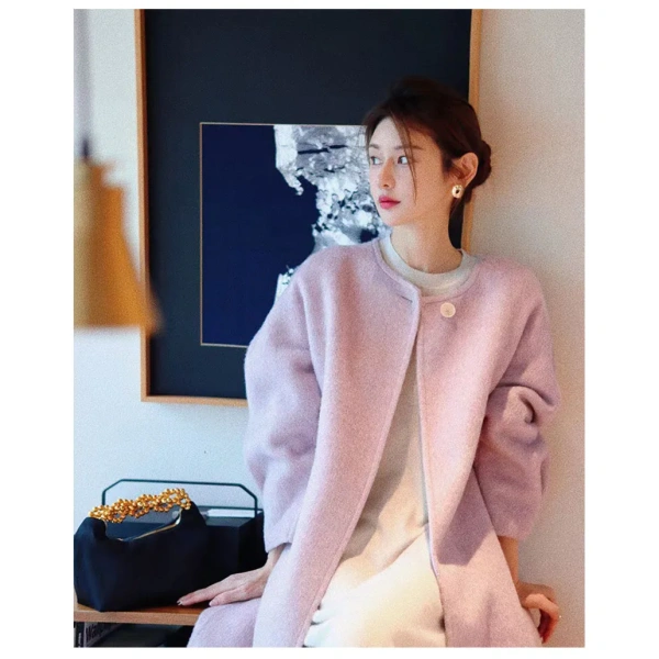 Top Quality Wool Trench Fashion Coat Women's Coats With Price - Image 3