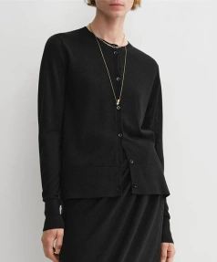 Spring Summer Lyocell Knit Sweater Single Breasted Cashmere Knitted Cardigans for Women
