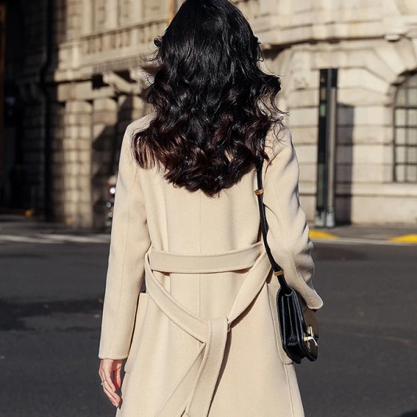 High-end 100% Wool Coat Handmade Quality Goods Ne Pattern  New Design Peru Hot Sale Jacket Commuting Frenulum - Image 5