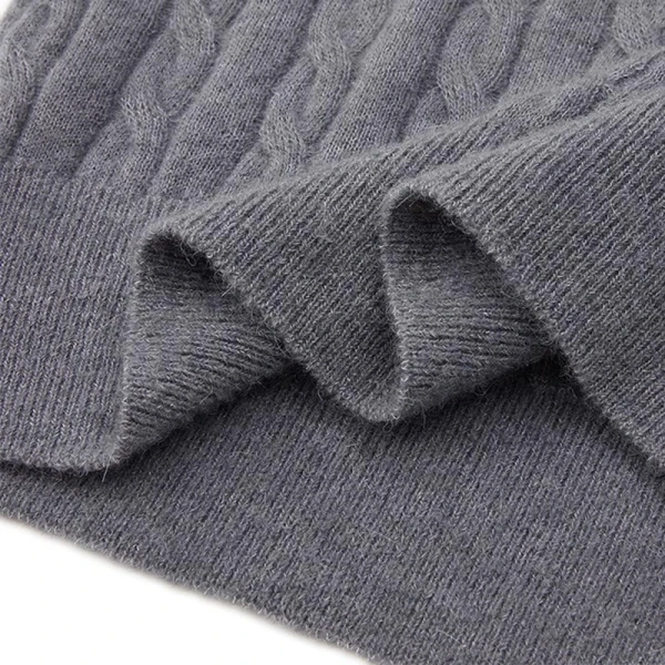 Summer Women Handmade Alpaca Knitted Sweater V Neck Short Sleeve Wool Knitwear - Image 3