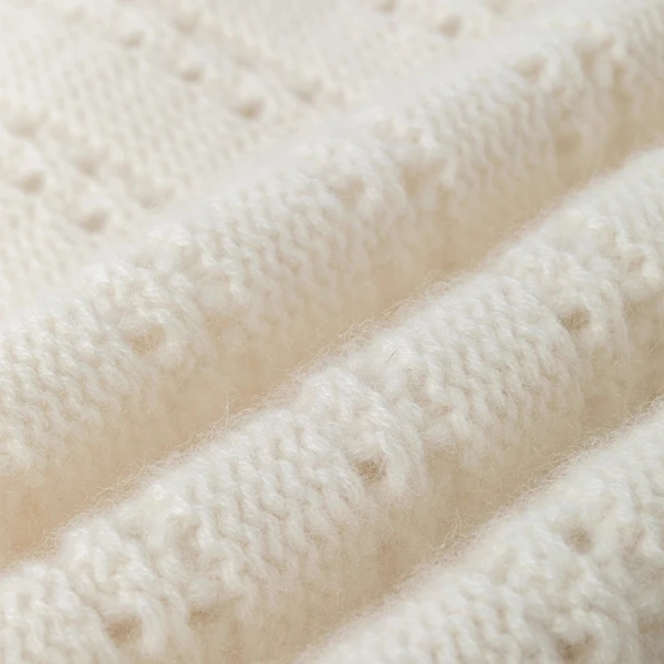 Spring Summer Hollow Out Knitwear Handmade 100% Cashmere Sweaters for Women - Image 3