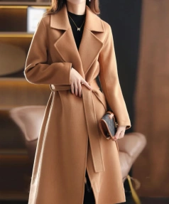 Wool Coats Winter High Quality Long Style Ladies Women Coat Outerwear Long Slevee Autumn Winter 100% Wool